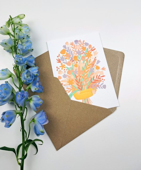 Kaartje Boeket Bloemen - Afbeelding 5