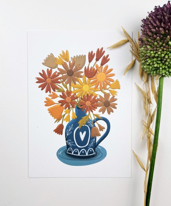 Kaartje Herfstboeket - Afbeelding 3