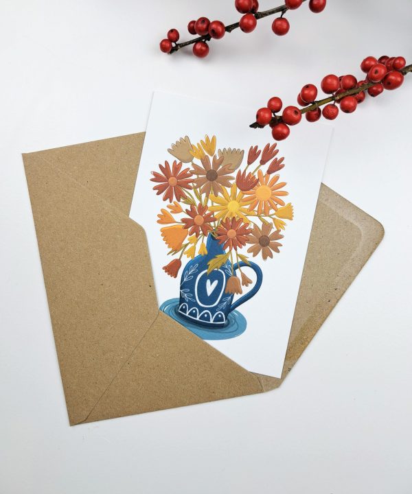 Kaartje Herfstboeket - Afbeelding 5