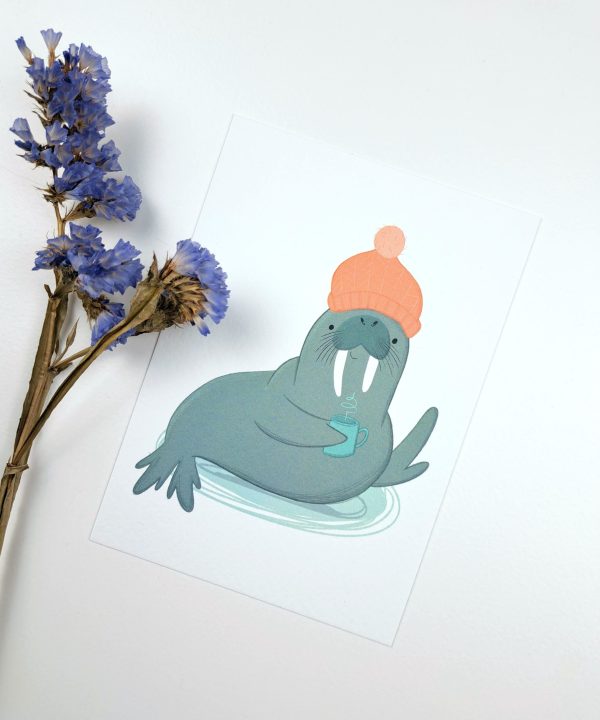 Kaartje Walrus - Afbeelding 2
