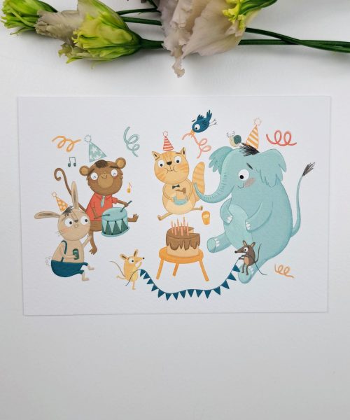 Kaartje Verjaardagsfeest