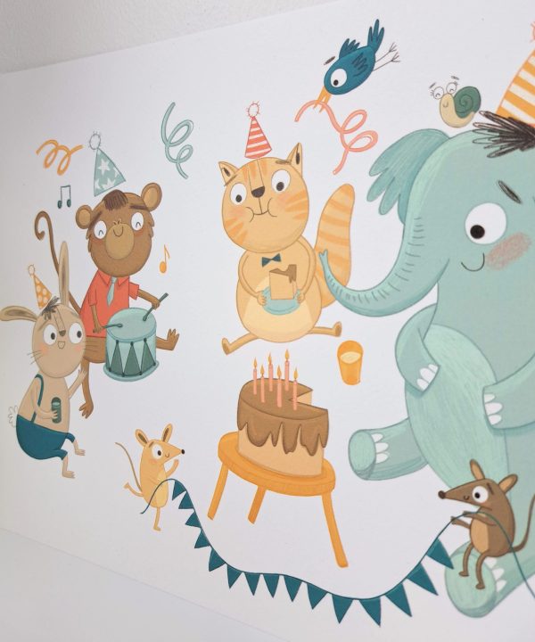Poster A4 Verjaardagsfeest - Afbeelding 3