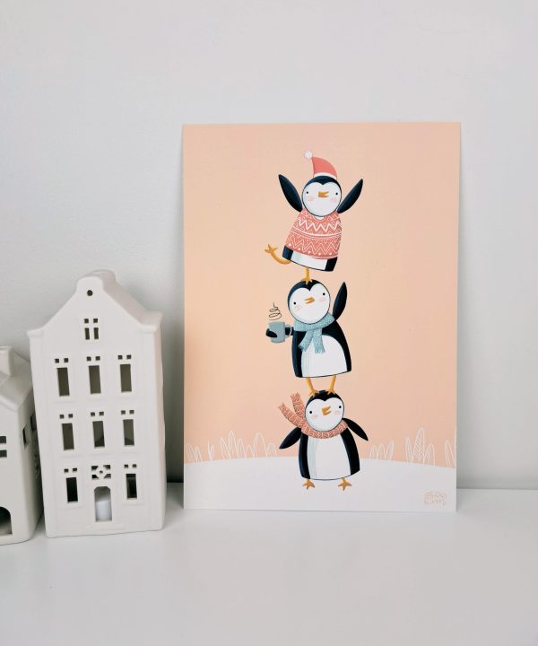 Poster A4 Pinguïns - Afbeelding 2