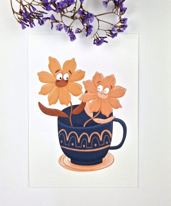 Kaartje Tas Bloemen - Afbeelding 3