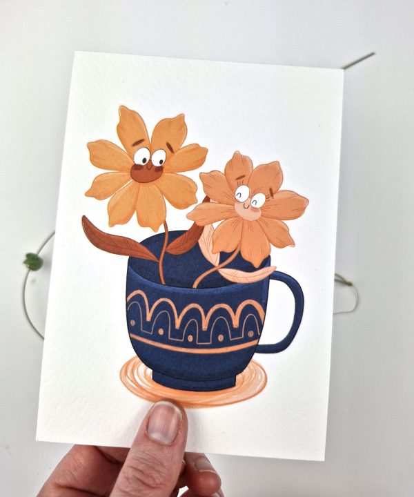 Kaartje Tas Bloemen - Afbeelding 4
