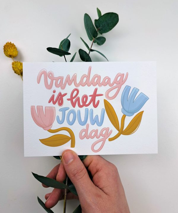 Kaartje Vandaag Jouw Dag - Afbeelding 2