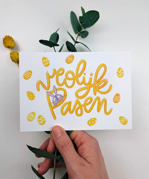 Kaartje Vrolijk Pasen